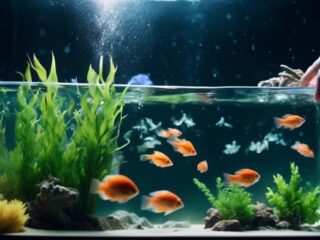 cleaning fish tank without siphon