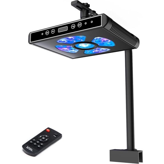 100W 5-Channel Sunrise Sunset Reef Light for Coral Saltwater Tanks