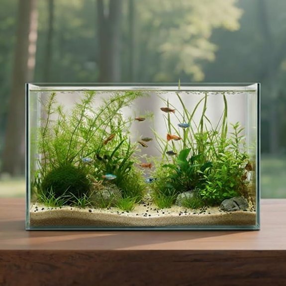 10 Gallon Glass Fish Tank Open-Back Lid