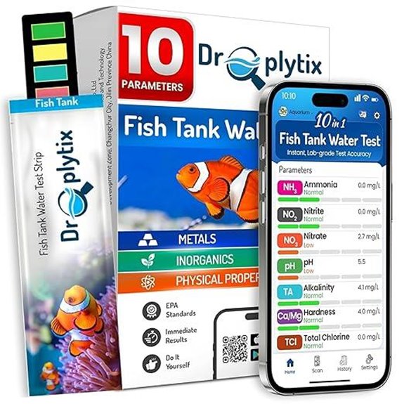 Digital Aquarium Water Test Kit (10-in-1)