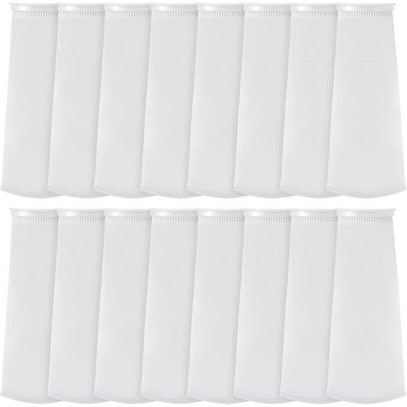 Oudain 16 Pack Aquarium Filter Socks 200 Micron (4x15)