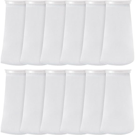 Jecery 16 Pack Aquarium Filter Socks 200μm (4 inch)