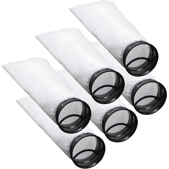 225 Micron Filter Socks 6-Pack for Aquariums (2.75)