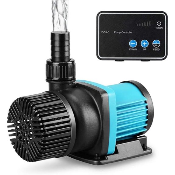 24V DC Aquarium Water Pump with Controller (1850GPH)