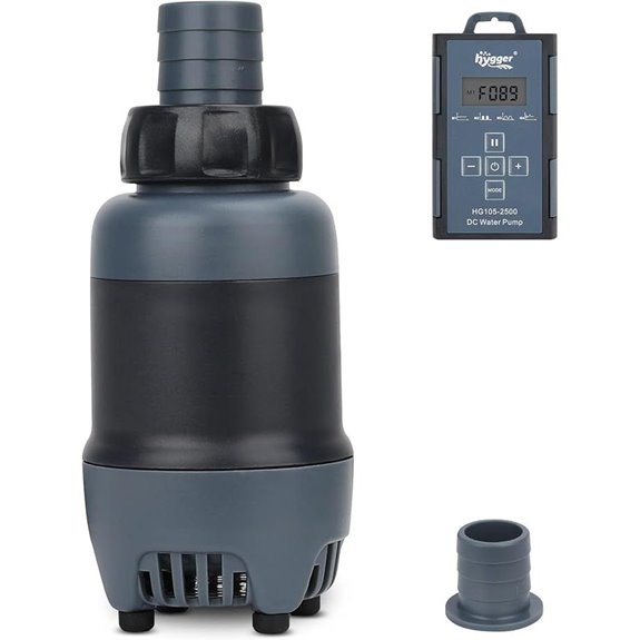 hygger 24V DC Aquarium Water Pump with Controller