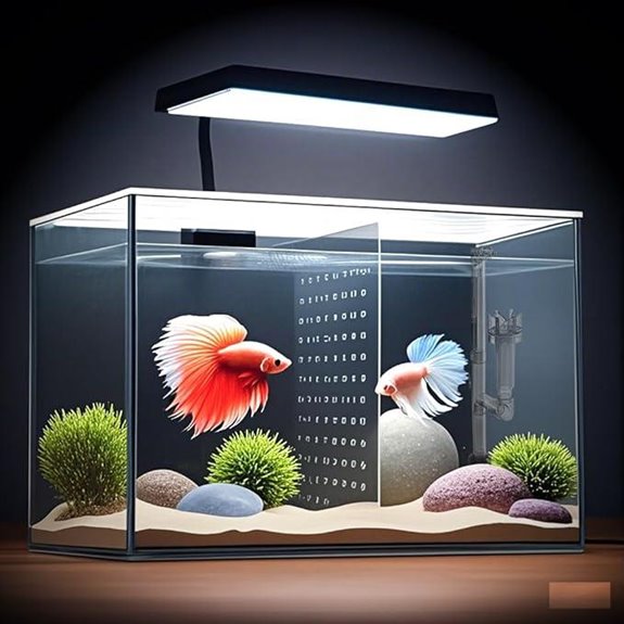 3 Gallon Glass Betta Aquarium with Filter & LED