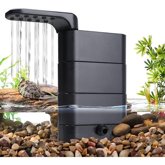 Hygger 3-in-1 Turtle Tank Filter (5-35 Gallon)