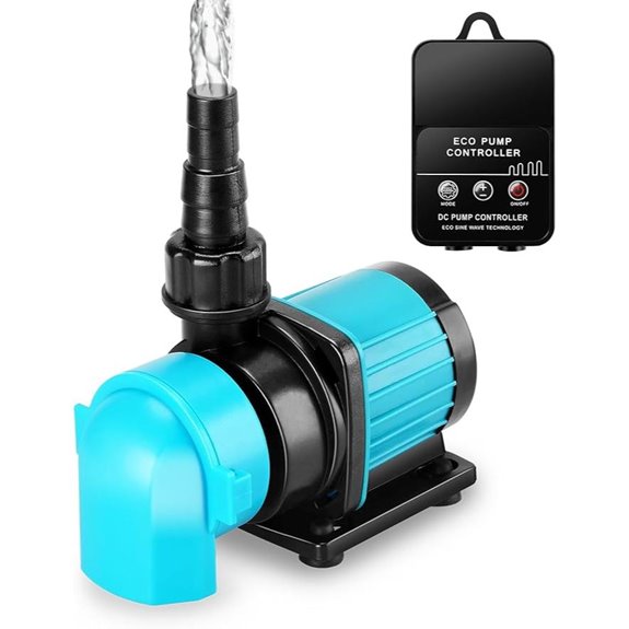 400GPH Aquarium Return Pump with LCD Controller (15W DC 24V)