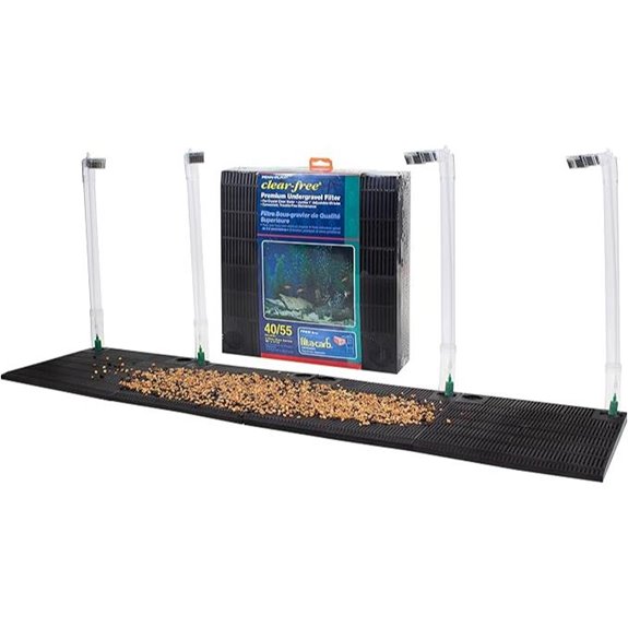 Penn-Plax Undergravel Aquarium Filter for 40-55 Gallon Tanks (CFU55)