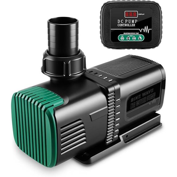 4800GPH Aquarium Pump with Controller (105W 25FT Lift)