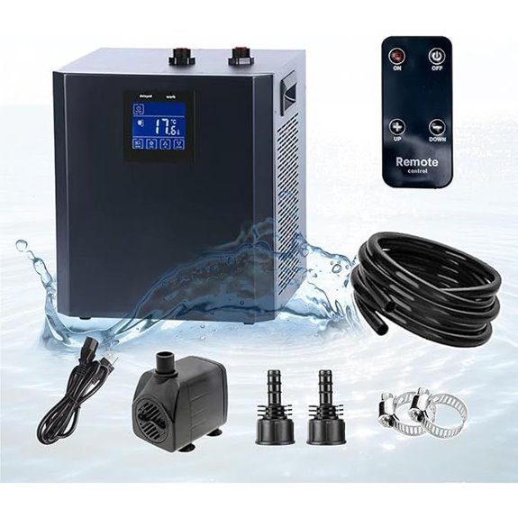 79 Gallon Aquarium Chiller with LED Display and Accessories