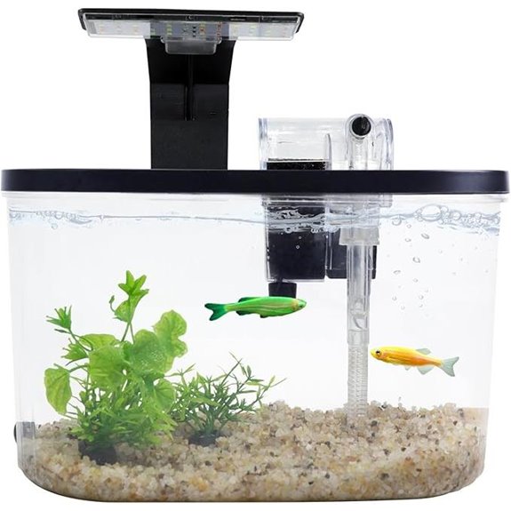 1.7 Gallon Aquarium Starter Kit with LED Light