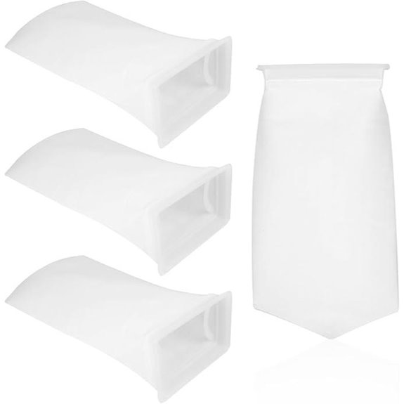 7 Inch Rectangle Aquarium Filter Sock (4-Pack)