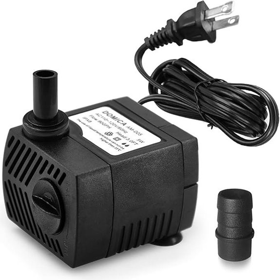 90 GPH Mini Submersible Water Fountain Pump (5W)