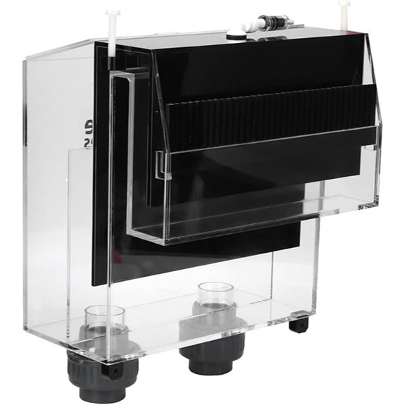 Acrylic Self-Start Siphon Overflow Box for Aquariums