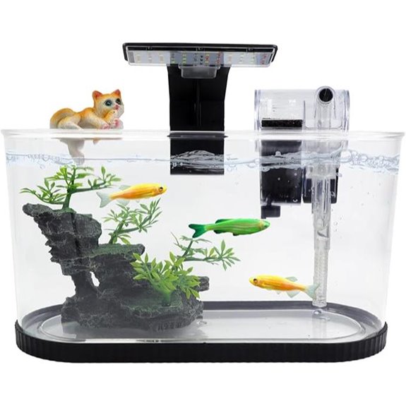 2.2 Gallon Acrylic Fish Tank Starter Kit