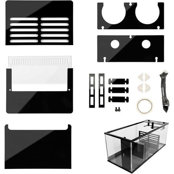 Adjustable Sump Baffle Kit for 20 Gallon Reef Aquarium
