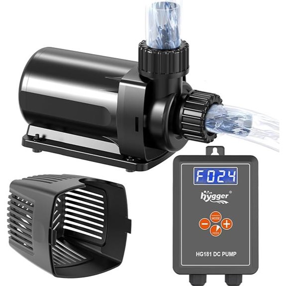 Hygger 24V Adjustable Aquarium Water Pump (80W 2377GPH)