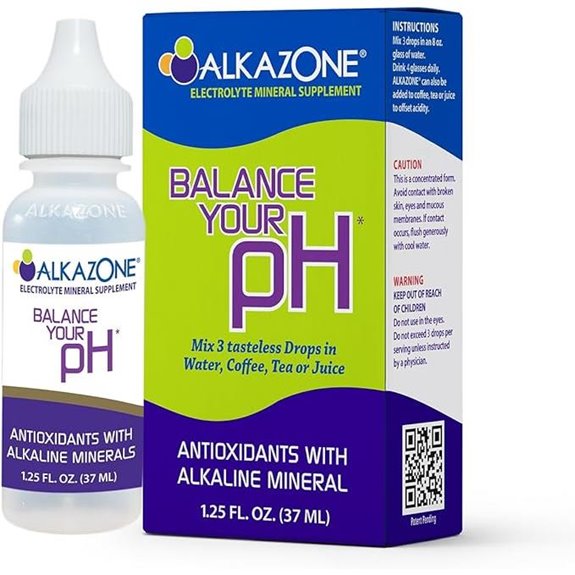Alkazone pH Balance Alkaline Mineral Drops 1.25 Oz