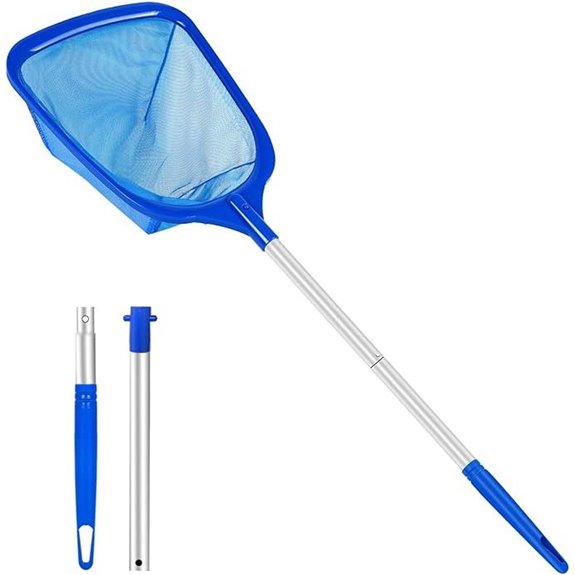 Hot Tub Pool Skimmer Net with 13 Aluminum Pole