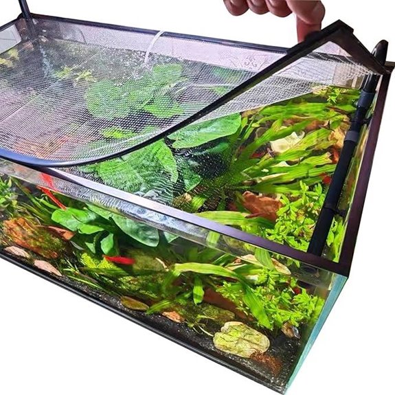 Magnetic Aquarium Lid Anti-Jump Mesh Cover
