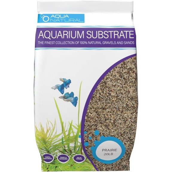 Aqua Natural Prairie Sand 20lb Substrate for Aquariums