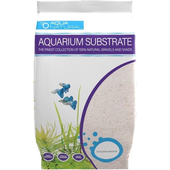 Aqua Natural Sugar White Sand 10lb Substrate