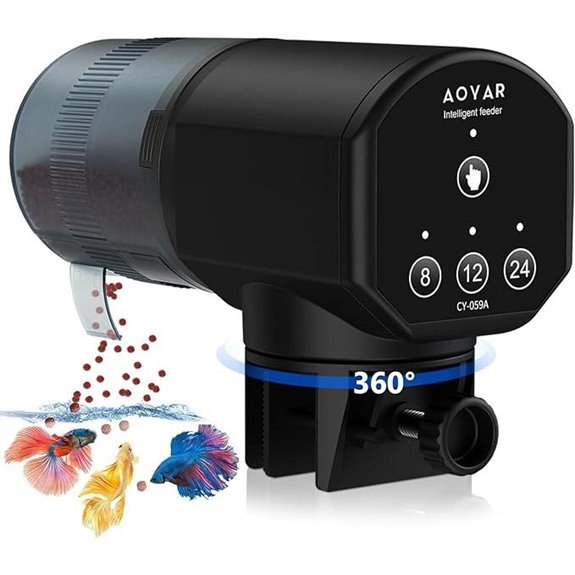 Automatic Fish Feeder Dispenser for Aquarium (200ml)