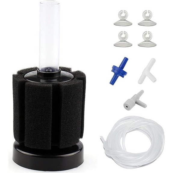 AQUANEAT Aquarium Air Powered Sponge Filter (up to 10Gal)