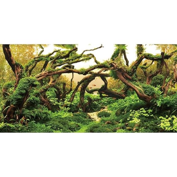 AWERT 48x24 Aquarium Background Vinyl Fish Tank