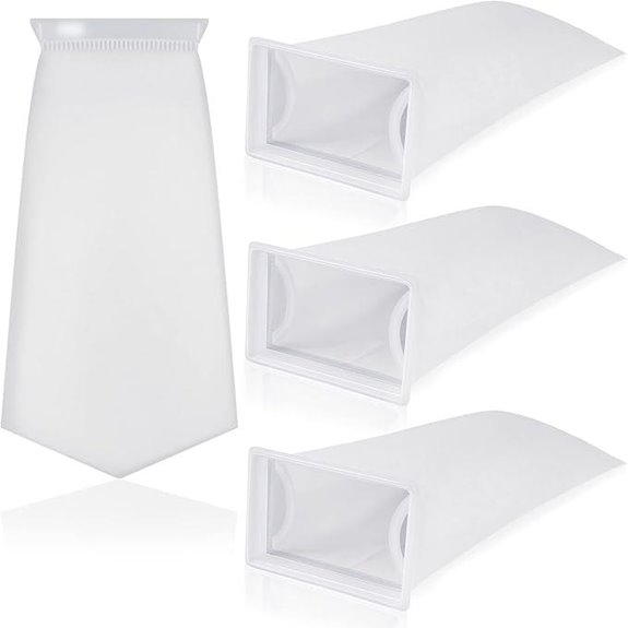 Tranqun 4 Pack Aquarium Filter Socks (200 μm)