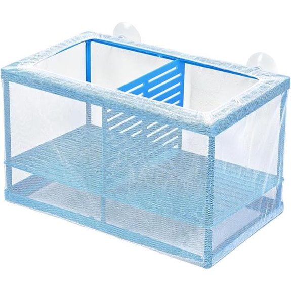 AQUANEAT Fish Tank Breeder Net Fry Saver Hatchery