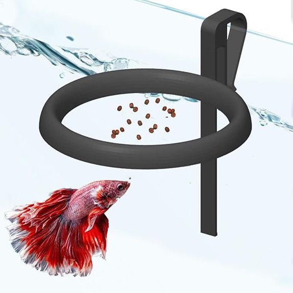 Clip On Fish Feeding Ring for Aquariums