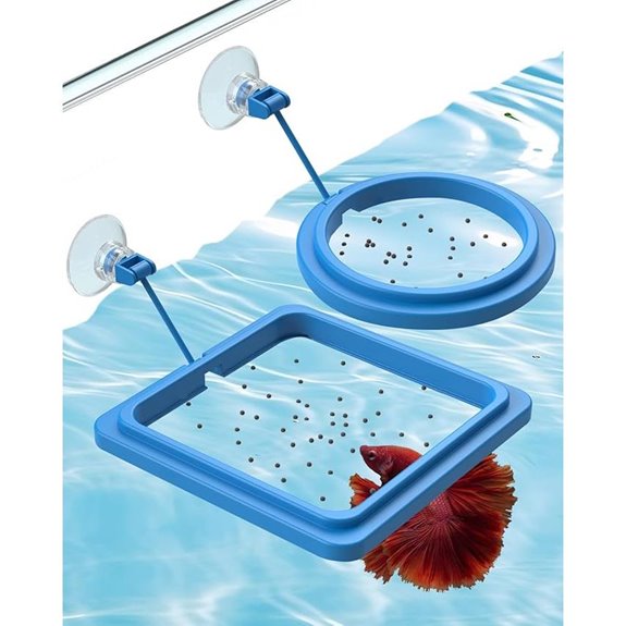 Pawfly Fish Feeding Ring for Aquarium (2-Pack)