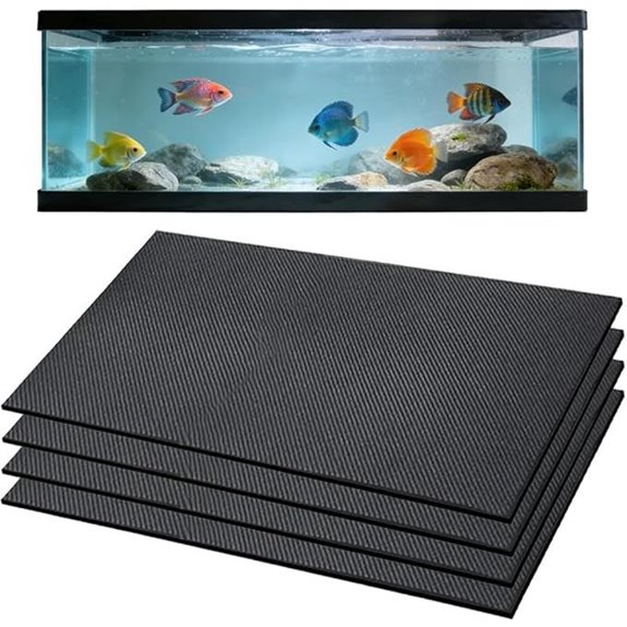 4-Pack Aquarium Leveling Mat for 75 Gallon Fish Tank