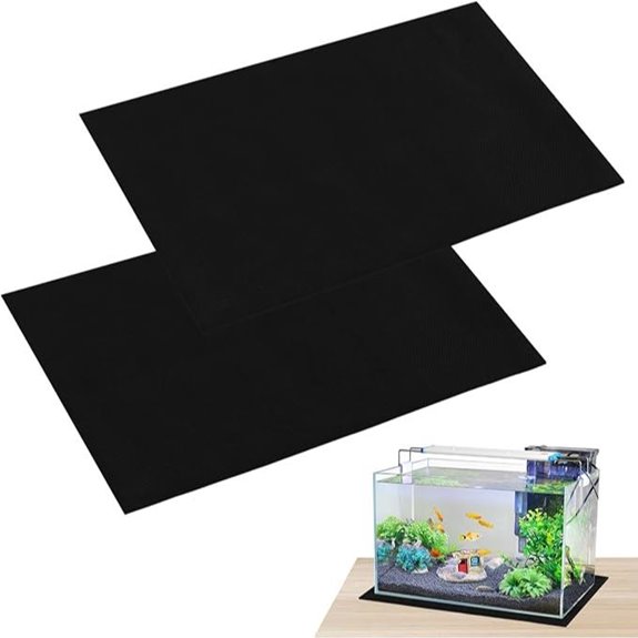 2 Pcs Aquarium Leveling Mat 24x12 Inches
