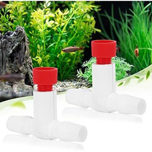 2PCS Protein Skimmer Air Valve for Aquariums