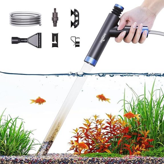 SEAOURA Aquarium Gravel Cleaner Siphon Pump Kit