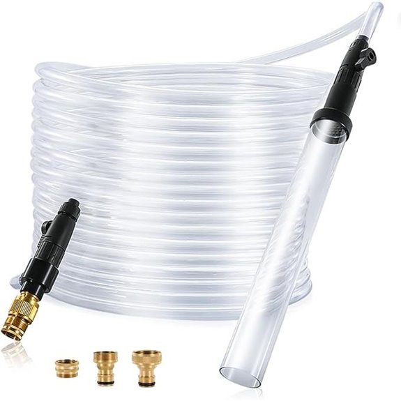 ZRDR Aquarium Siphon Vacuum Gravel Cleaner Kit