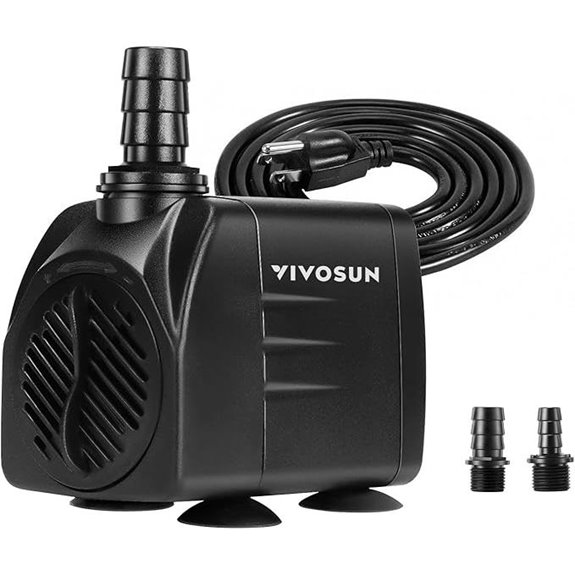 VIVOSUN 480GPH Submersible Water Pump for Aquariums