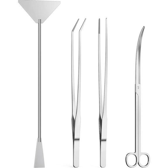 Jeimier 4-Piece Aquascaping Aquarium Tools Kit
