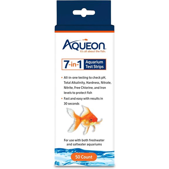 Aqueon 7-in-1 Aquarium Test Strips 50 Count