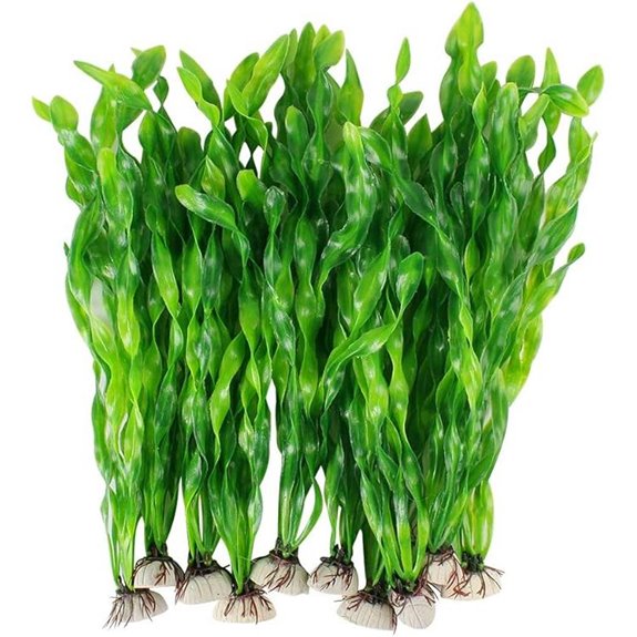 MyLifeUNIT Artificial Seaweed Plants for Aquarium (10 PCS)