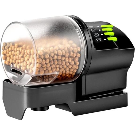 DXOPHIEX Automatic Fish Feeder for Aquariums and Turtles