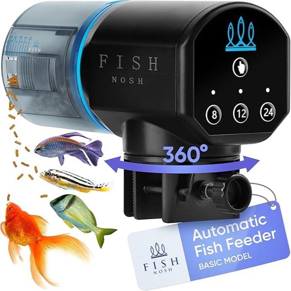 FISHNOSH Automatic Fish Feeder with Timer