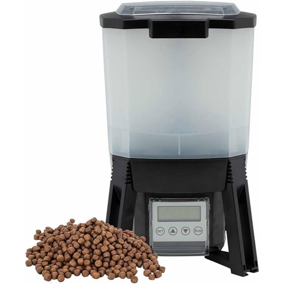 The Pond Guy KoiGrower Automatic Pond Fish Feeder 5 Gallon