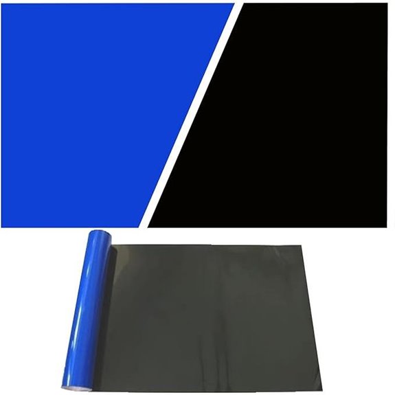 ELEBOX Aquarium Background Blue Black (20 x 48)