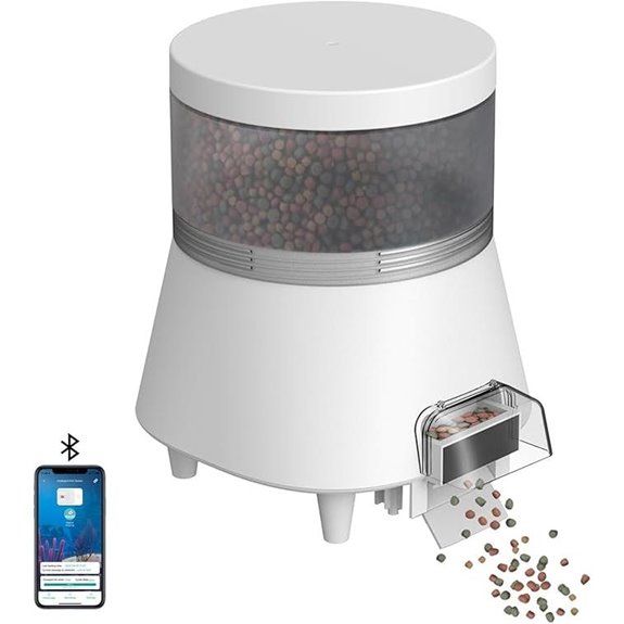 Automatic Fish Feeder Bluetooth Timer 4L Capacity (WP8623B)