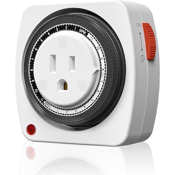 BN-LINK 24-Hour Mechanical Timer Plug (1-Pack)