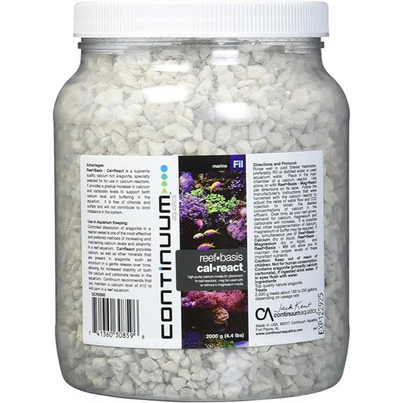 Continuum Aquatics Reef Basis Cal React – Calcium Media for Reef Reactor Placement